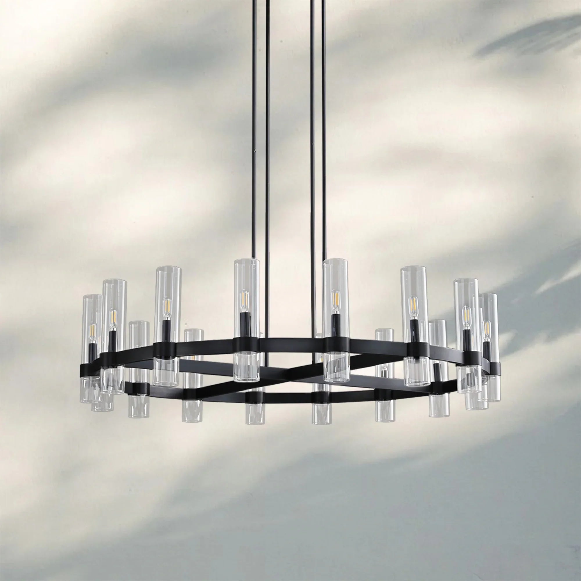 Ravella Glass Round Chandelier-