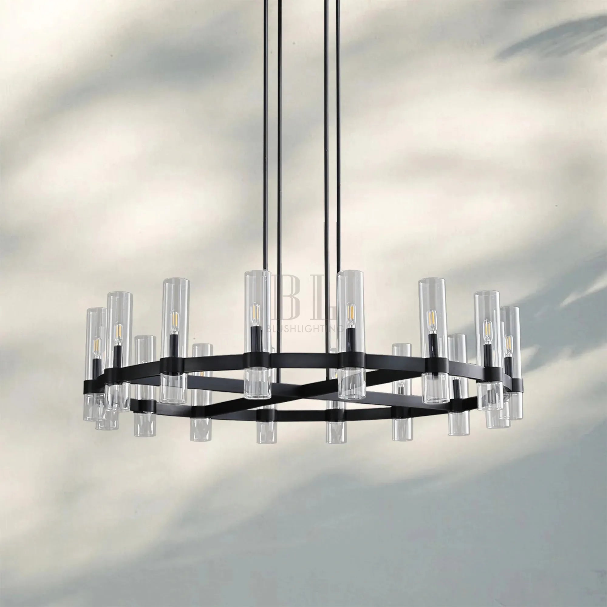 Ravella Glass Round Chandelier-