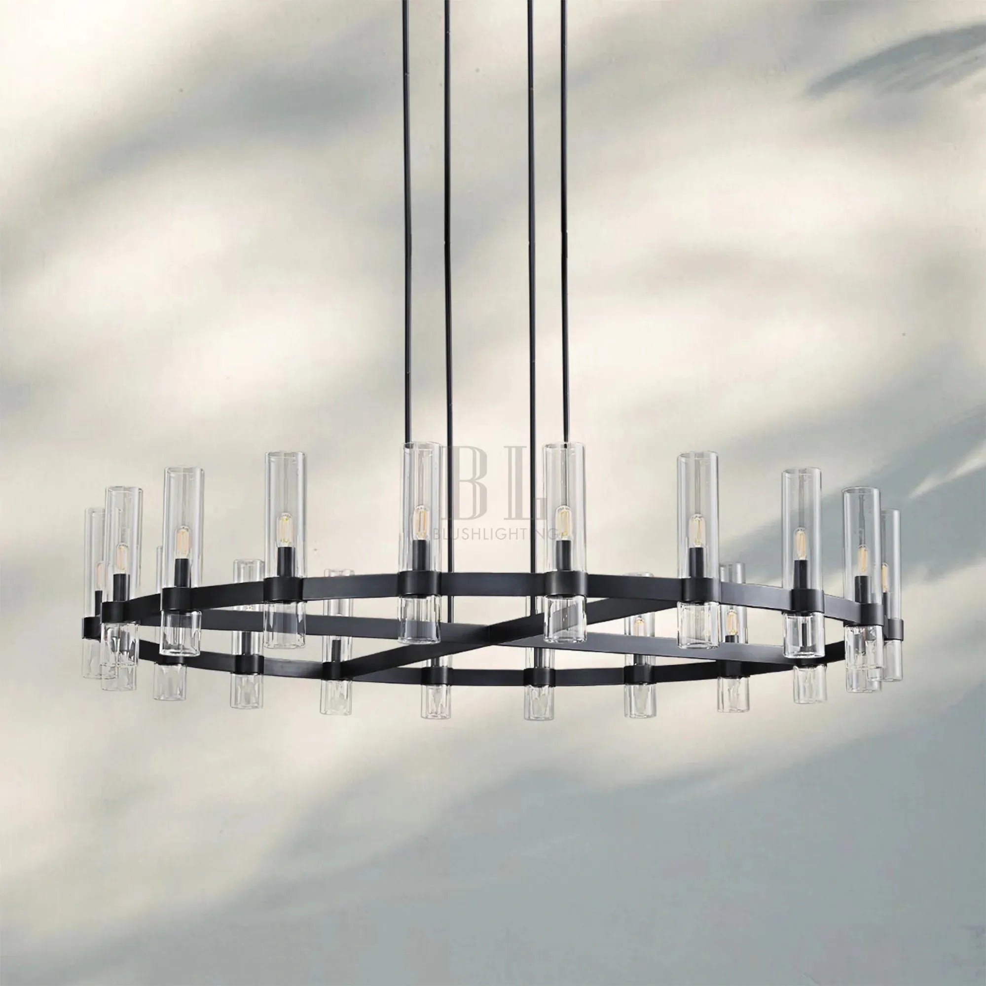 Ravella Glass Round Chandelier-
