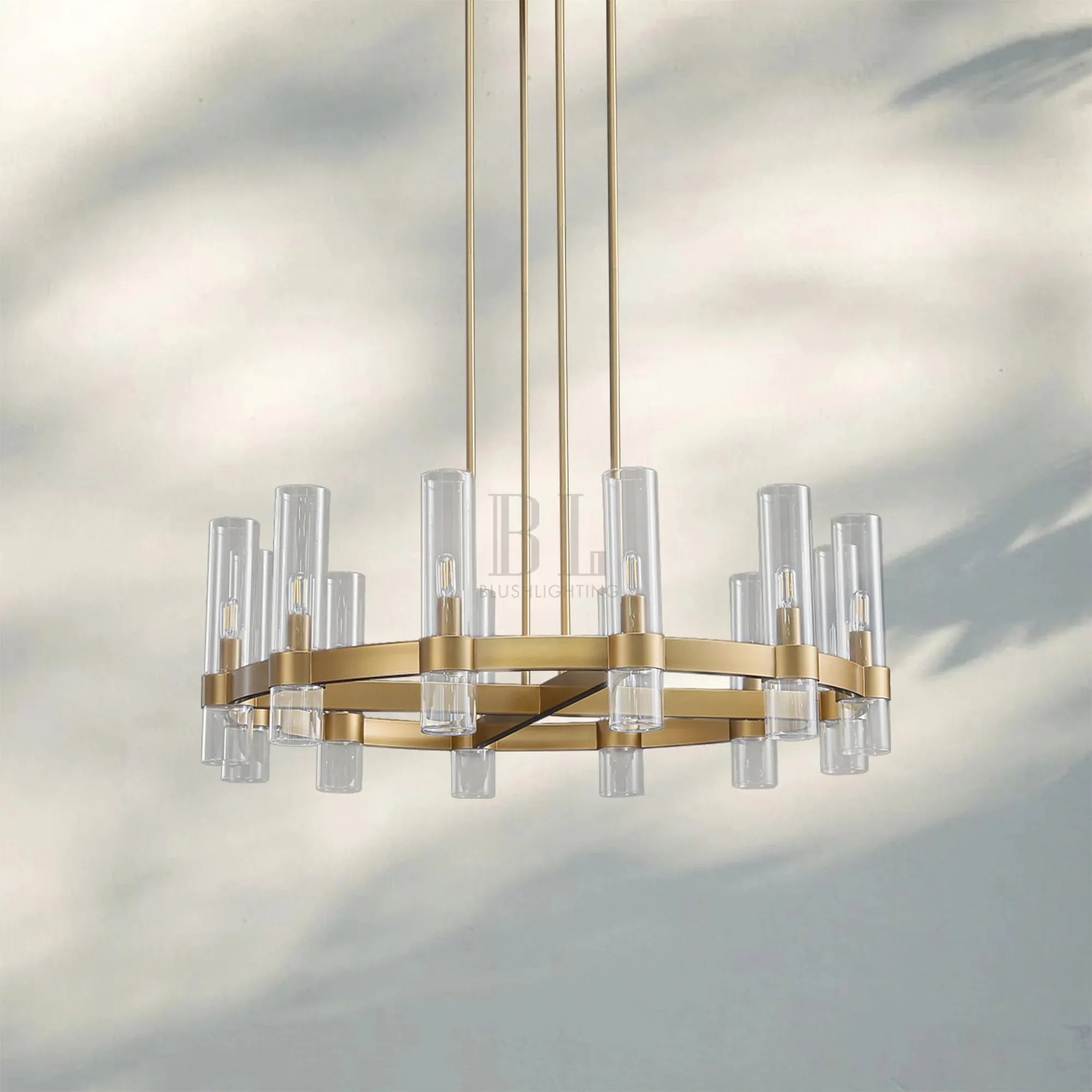 Ravella Glass Round Chandelier-