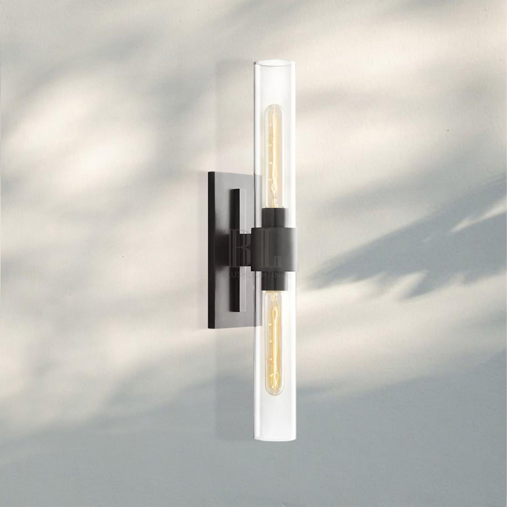 Ravella Linear Wall Sconce-Bronze-