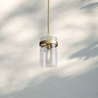 Ravella Modern Blown Glass Pendant Light 8" 10" 12"-8''-Lacquered Burnished Brass-