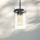 Ravella Modern Blown Glass Pendant Light 8" 10" 12"-12''-Matte Black-