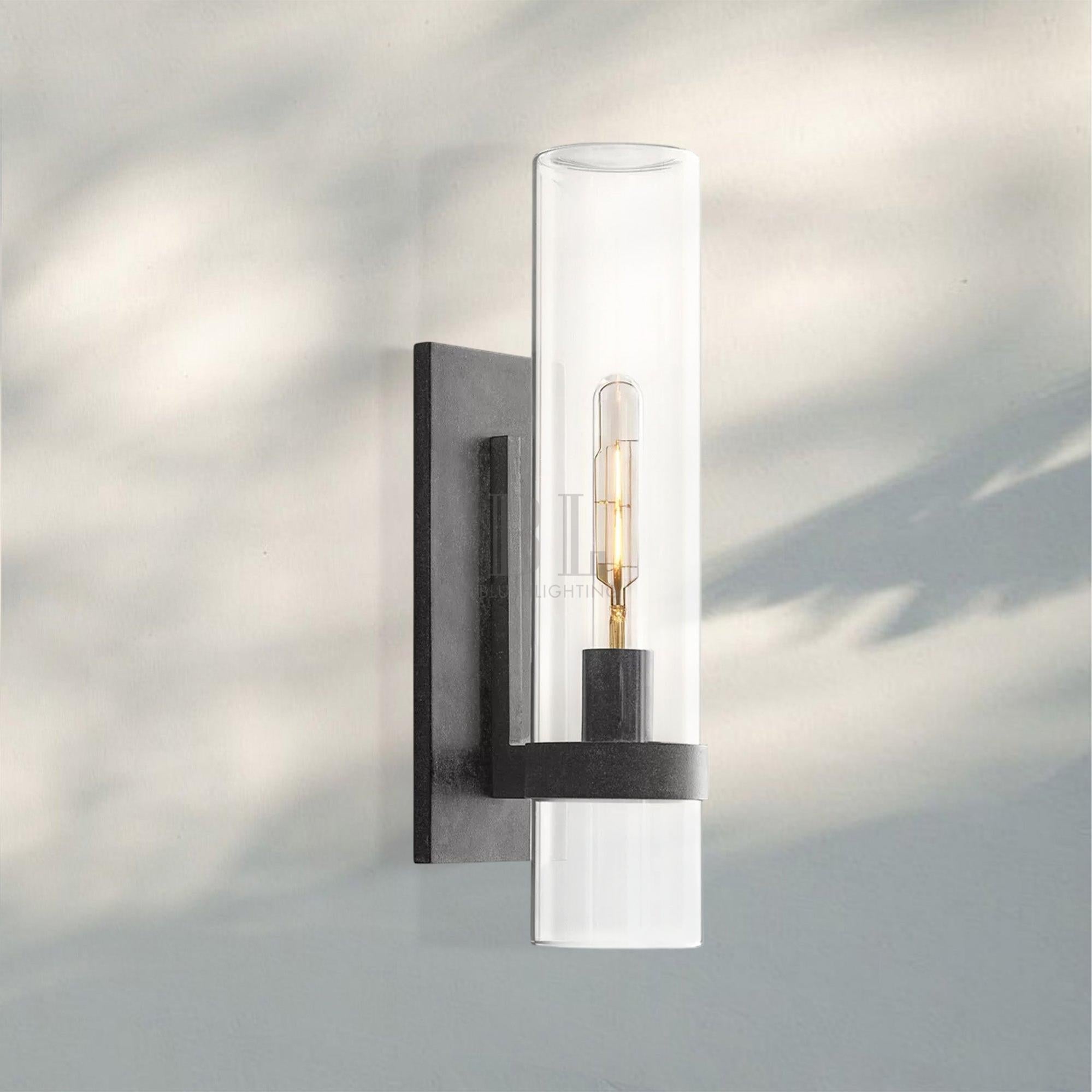 Ravella Single Head Wall Sconce-Matte Black-