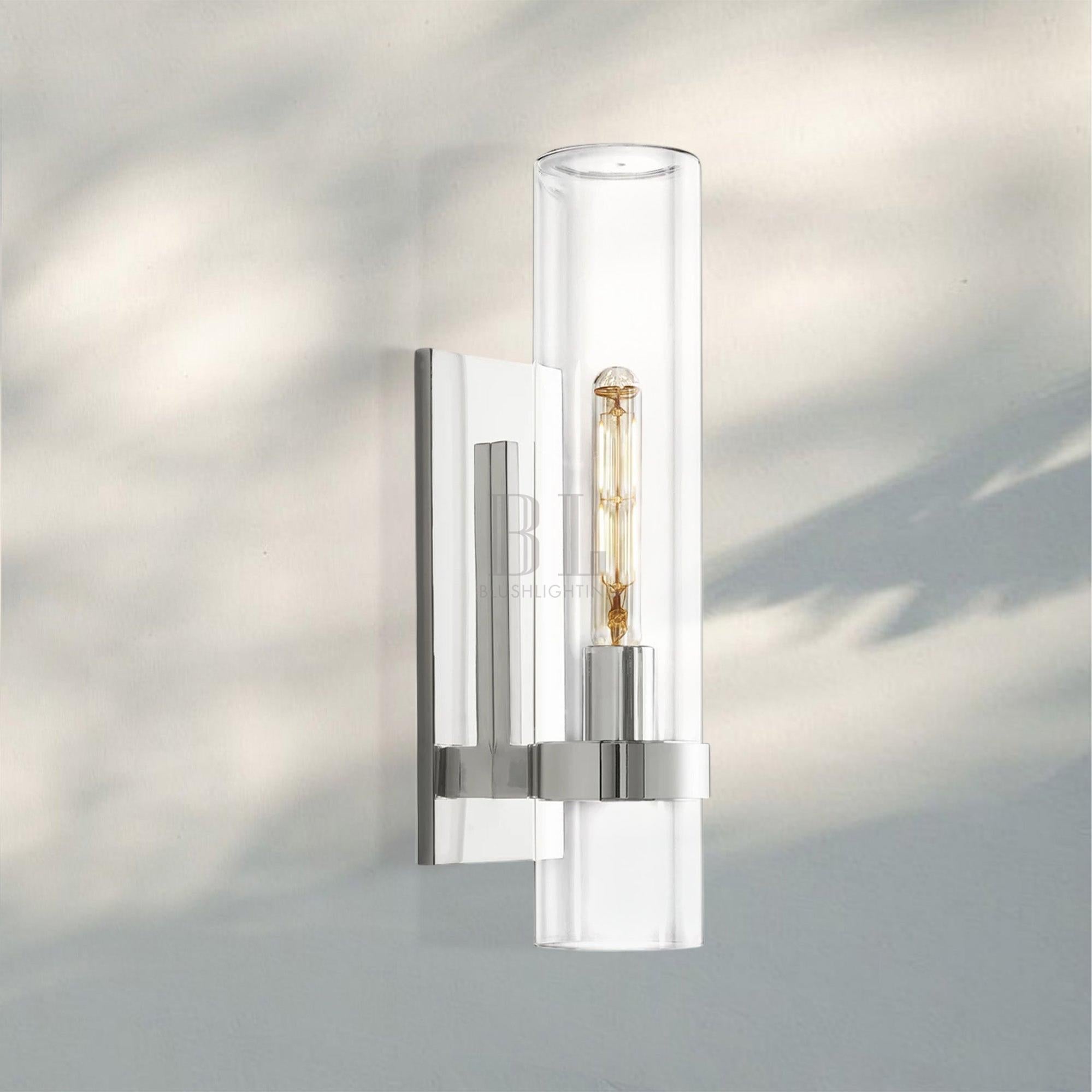 Ravella Single Head Wall Sconce-Polished Nickel-