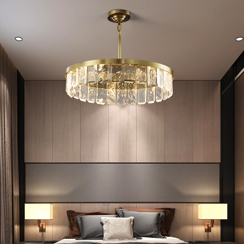 Rebecca Postmodern Crystal Chandelier - D 33.46"*H 5.12"Blushlighting