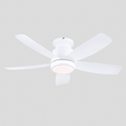 Recessed Remote Control Ceiling Fan Light 41" - BlackBlushlighting