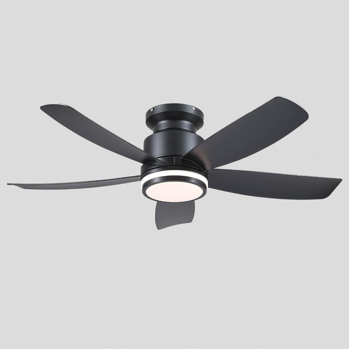 Recessed Remote Control Ceiling Fan Light 41" - WhiteBlushlighting