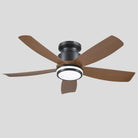 Recessed Remote Control Ceiling Fan Light 41" - Blushlighting