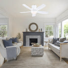 Recessed Remote Control Ceiling Fan Light 41" - Blushlighting