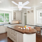 Recessed Remote Control Ceiling Fan Light 41" - Blushlighting