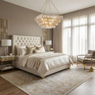 Regal Chain Chandelier - ∅ 36" x H 18"Gold & AmberBlushlighting