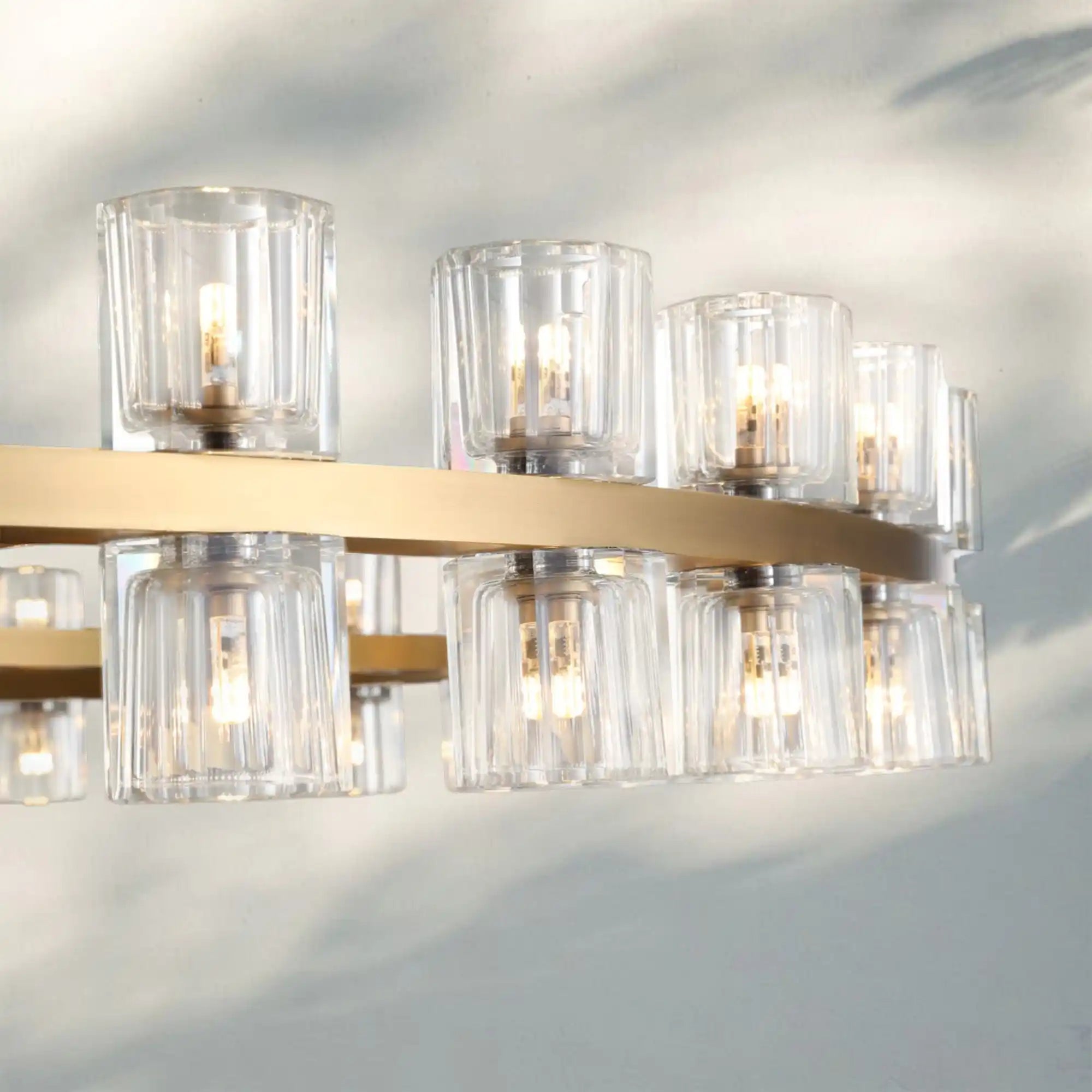 Reger Round Chandelier 36" 48" 60" for Dining Room-chandelier for bedroom,chandelier for dining room,chandelier for stairways,chandelier for foyer,chandelier for bathrooms,chandelier for living room-Blushlighting-Blushlighting