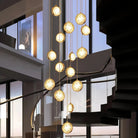 Reina Crystal Long Chandelier - 8 Lights 15.75" D x 78.74" HBlushlighting