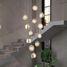 Reina Crystal Long Chandelier - Blushlighting