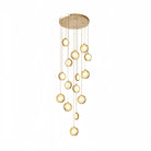 Reina Crystal Long Chandelier - 16 Lights: 23.62" D x 118.1" HBlushlighting