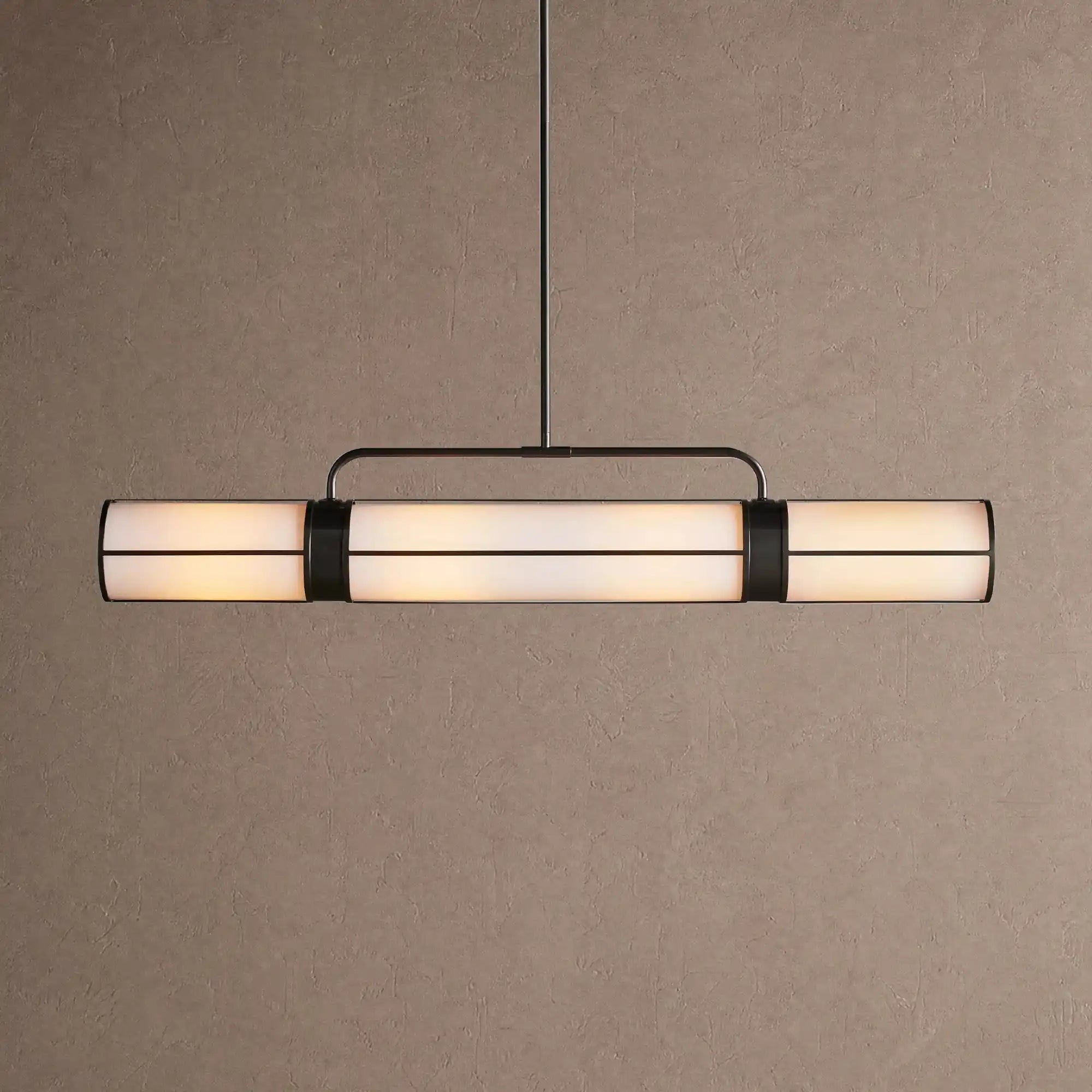 Remming Linear Chandelier 54"62"72" - 54''BronzeBlushlighting
