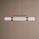 Remming Linear Chandelier 54"62"72" - 54''BrassBlushlighting