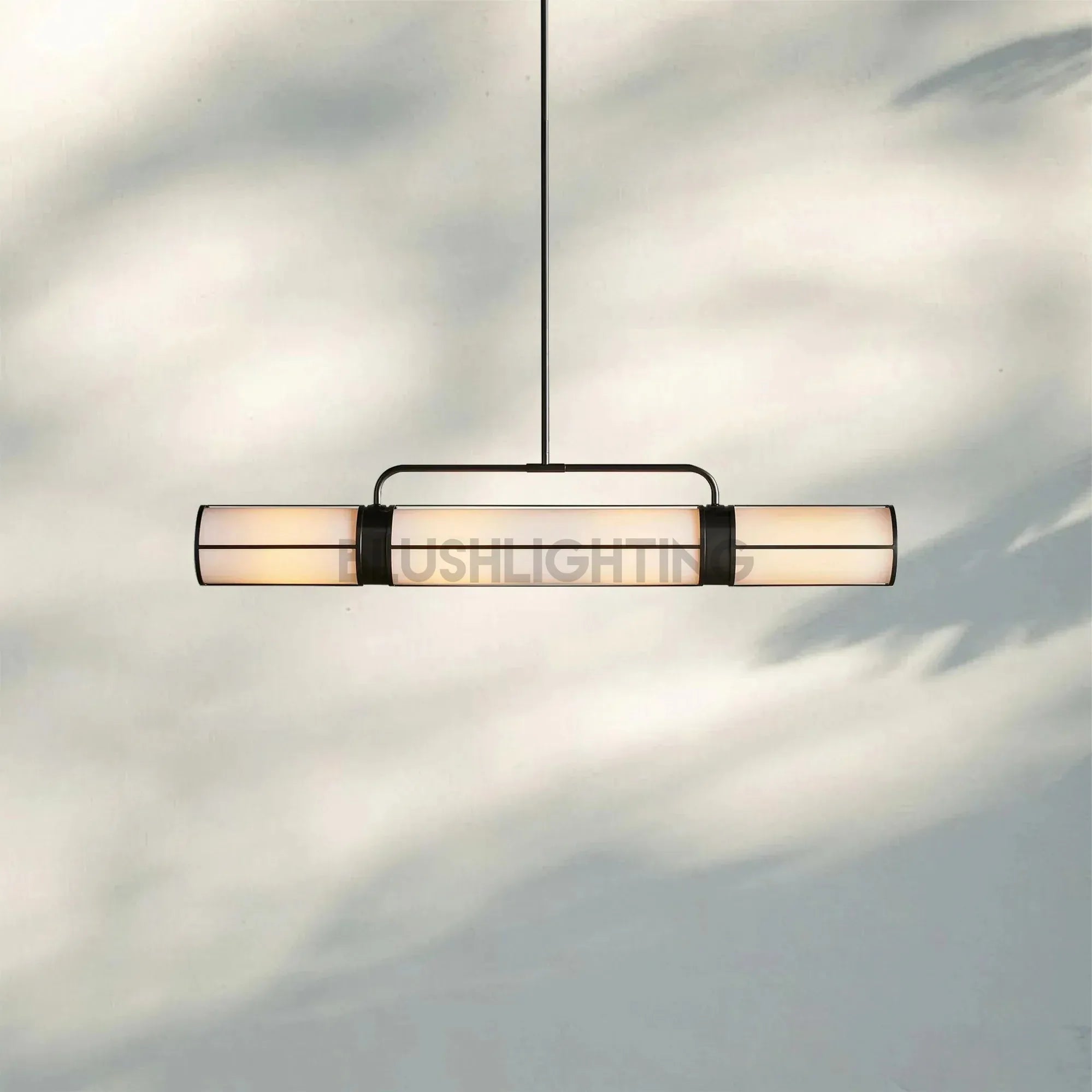 Remming Linear Chandelier 54"62"72" - 54''BronzeBlushlighting