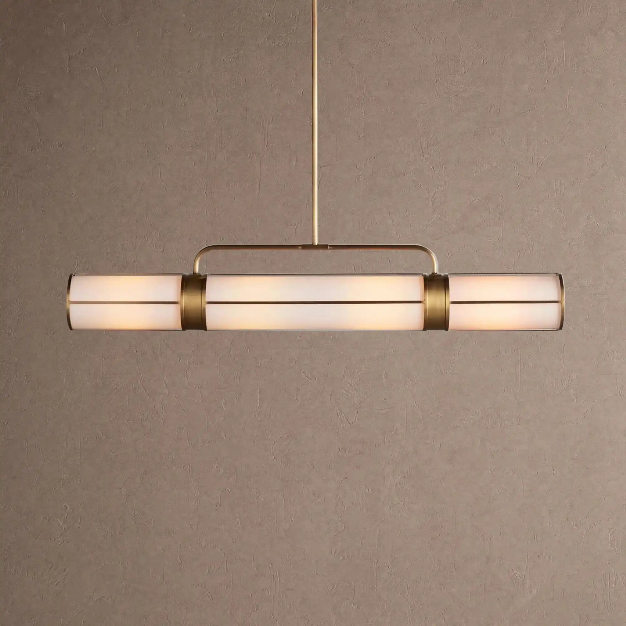 Remming Linear Chandelier 54"62"72" - 54''BrassBlushlighting