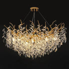Renata Polyhedral Crystal Branch Chandelier-Branch chandelier-Blushlighting
