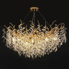 Renata Polyhedral Crystal Branch Chandelier-Branch chandelier-Blushlighting