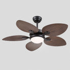 Retro Banana Leaf Shaped Blade Ceiling Fan Lamp 44" - Blushlighting