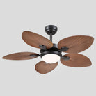 Retro Banana Leaf Shaped Blade Ceiling Fan Lamp 44" - Blushlighting