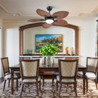 Retro Banana Leaf Shaped Blade Ceiling Fan Lamp 44" - Blushlighting