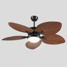 Retro Banana Leaf Shaped Blade Ceiling Fan Lamp 52" - Blushlighting