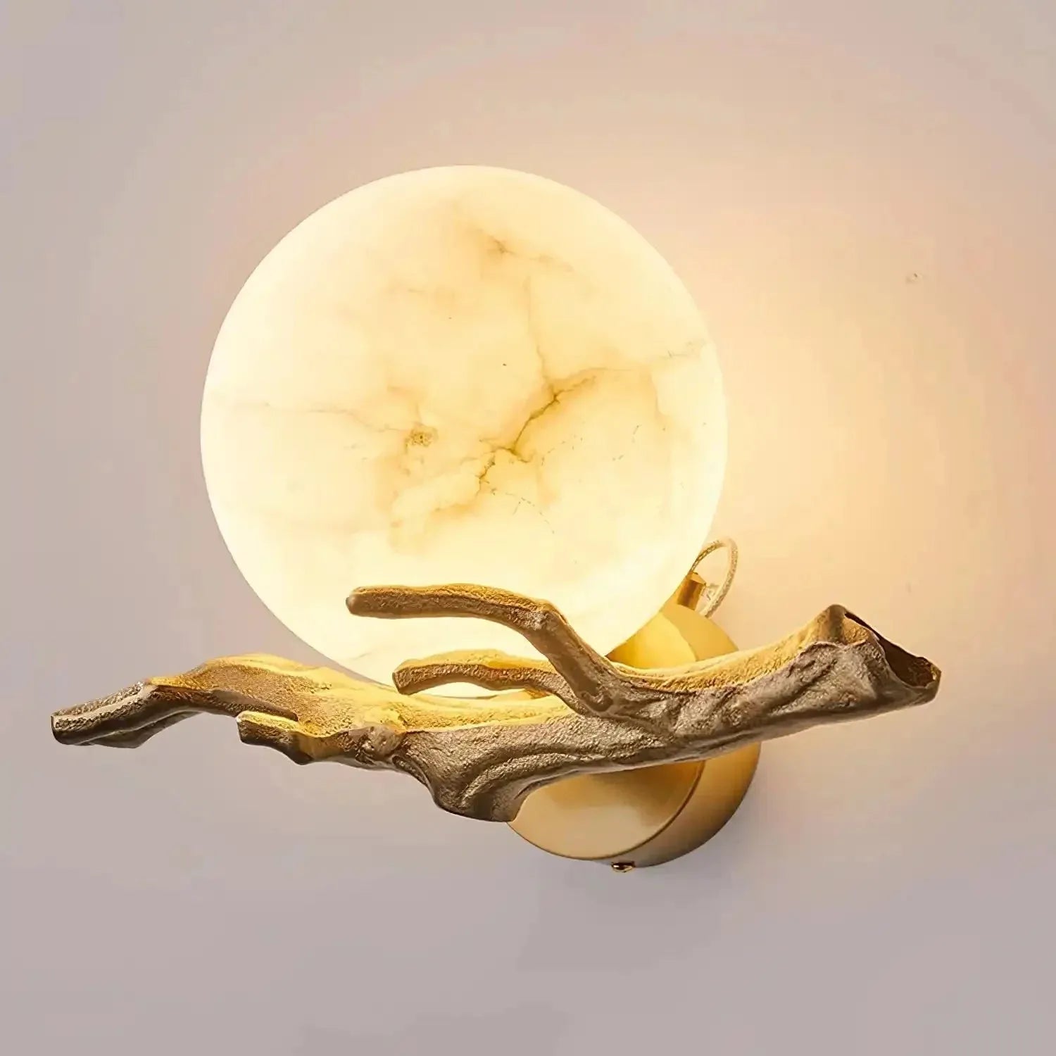 Retro Twigs Alabaster Wall Lamp - Dia 11.8″(30cm) x H 7.9″(20cm)Blushlighting