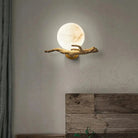 Retro Twigs Alabaster Wall Lamp - Dia 11.8″(30cm) x H 7.9″(20cm)Blushlighting