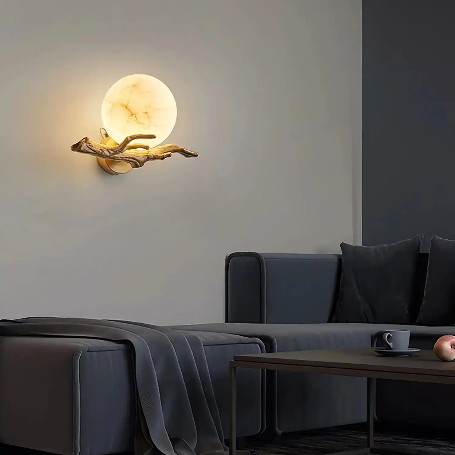 Retro Twigs Alabaster Wall Lamp - Blushlighting