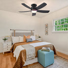 RGB Recessed remote control ceiling fan light 41" - Blushlighting