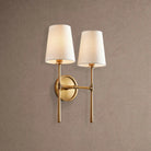 Rhodas 2-Light Wall Sconce - BrassBlushlighting