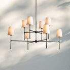 Rhodas 2-Tier Round Chandelier-48''-Bronze-