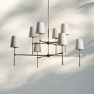 Rhodas 2 - Tier Round Chandelier - 48''BrassBlushlighting