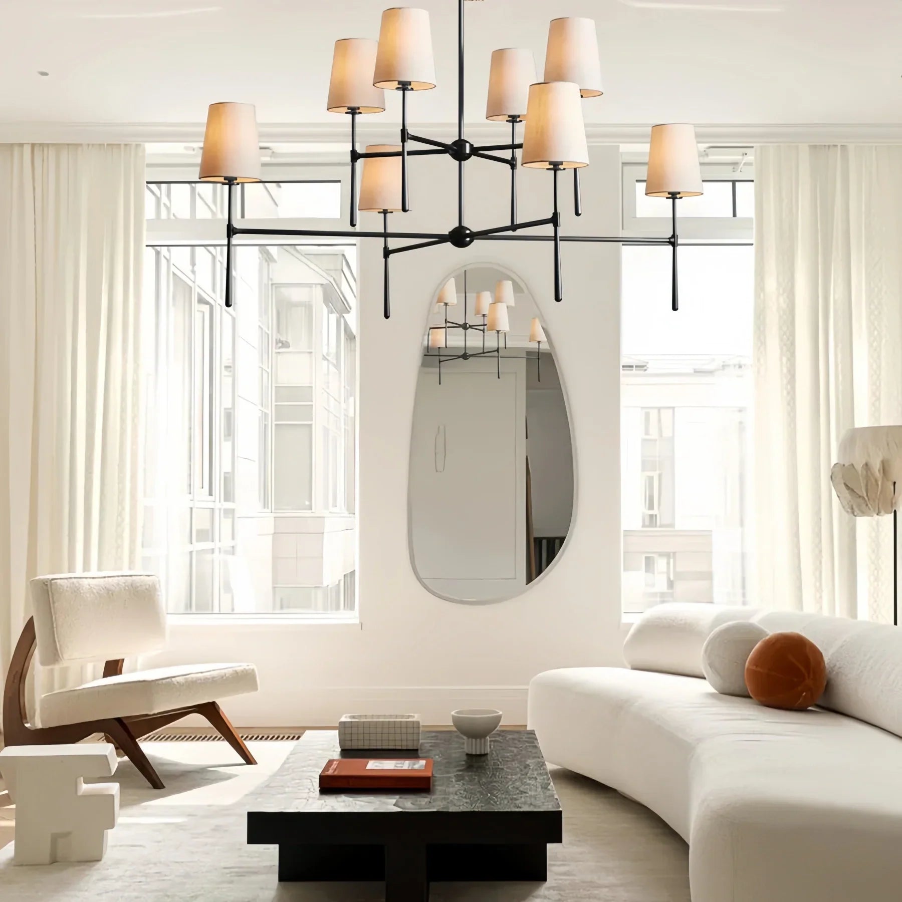 Rhodas 2-Tier Round Chandelier-Customized 60''-Bronze-