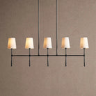 Rhodas Linear Chandelier - 5-LightBlackBlushlighting