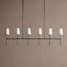 Rhodas Linear Chandelier - 6-LightBlackBlushlighting