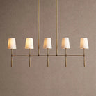 Rhodas Linear Chandelier - 5-LightBrassBlushlighting