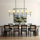 Rhodas Linear Chandelier - 5 - LightBrassBlushlighting