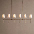 Rhodas Linear Chandelier - 6-LightBrassBlushlighting