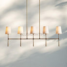 Rhodas Linear Chandelier - 5 - LightBrassBlushlighting
