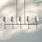 Rhodas Linear Chandelier - 5 - LightBlackBlushlighting