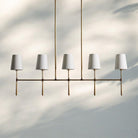 Rhodas Linear Chandelier - 6 - LightBlackBlushlighting