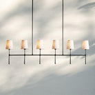 Rhodas Linear Chandelier - 6 - LightBlackBlushlighting