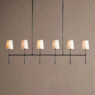 Rhodas Linear Chandelier - 6-LightBlackBlushlighting