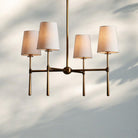 Rhodas Round Chandelier - 4 - LightBrassBlushlighting