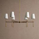 Rhodas Round Chandelier - 5-LightBrassBlushlighting